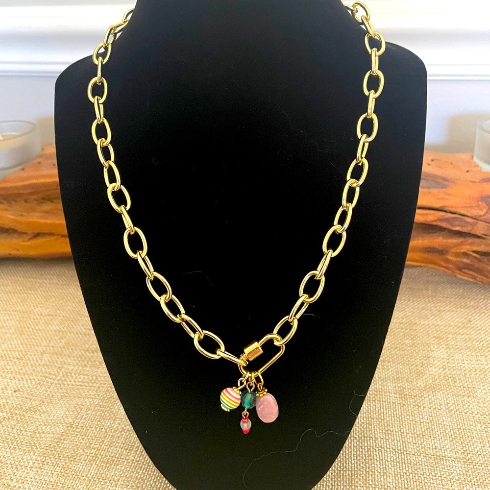 Charm Carabiner Necklace